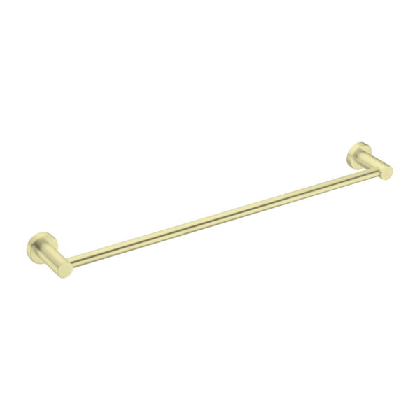 MECCA SINGLE TOWEL RAIL 600MM BRUSHED GOLD (NR1924BG)