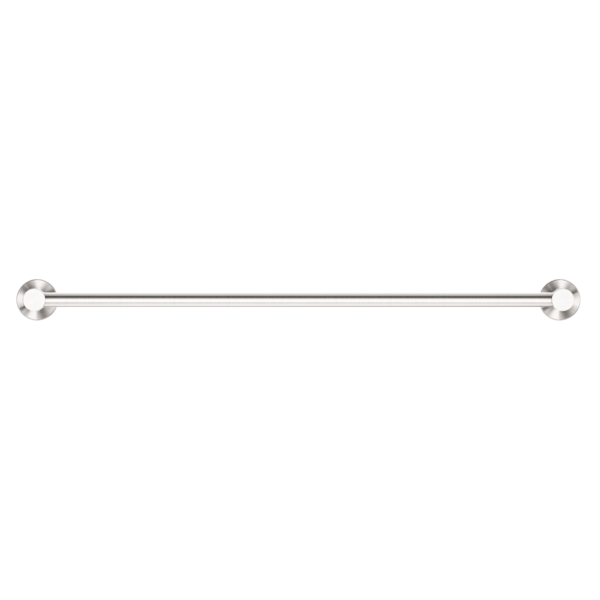 MECCA SINGLE TOWEL RAIL 600MM BRUSHED NICKEL (NR1924BN)
