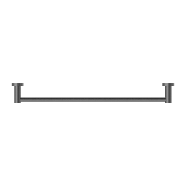 MECCA SINGLE TOWEL RAIL 600MM GUN METAL (NR1924GM)
