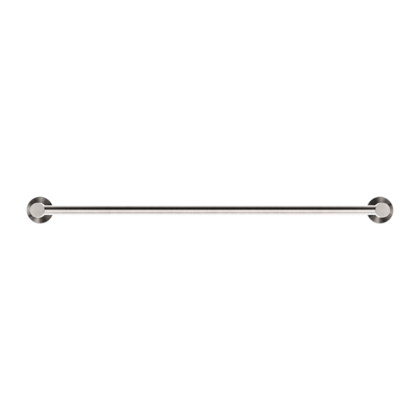 MECCA DOUBLE TOWEL RAIL 600MM BRUSHED NICKEL (NR1924dBN)