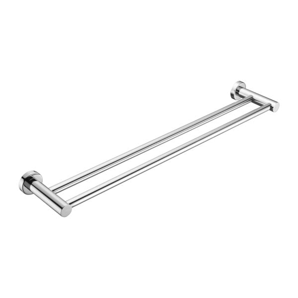 MECCA DOUBLE TOWEL RAIL 600MM CHROME (NR1924dCH)