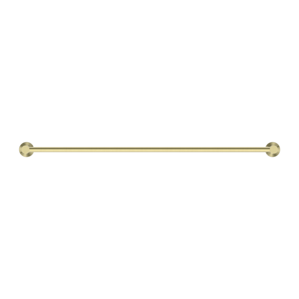 MECCA SINGLE TOWEL RAIL 800MM BRUSHED GOLD (NR1930BG)