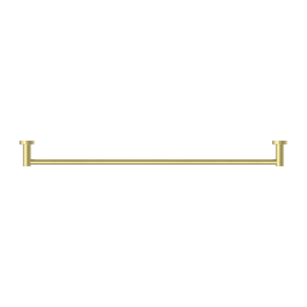 MECCA SINGLE TOWEL RAIL 800MM BRUSHED GOLD (NR1930BG)