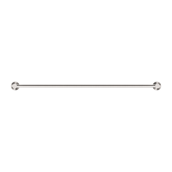 MECCA SINGLE TOWEL RAIL 800MM BRUSHED NICKEL (NR1930BN)