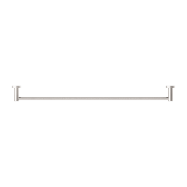 MECCA SINGLE TOWEL RAIL 800MM BRUSHED NICKEL (NR1930BN)