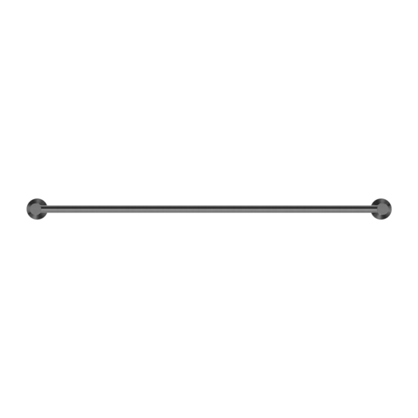 MECCA SINGLE TOWEL RAIL 800MM GUN METAL (NR1930GM)