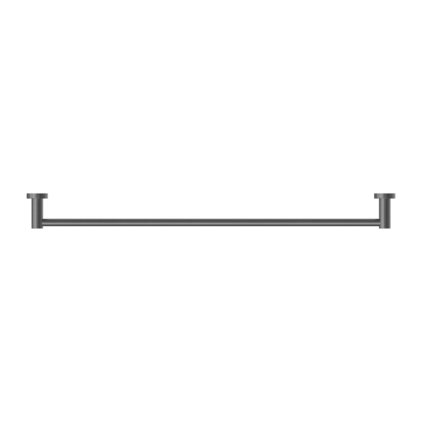 MECCA SINGLE TOWEL RAIL 800MM GUN METAL (NR1930GM)