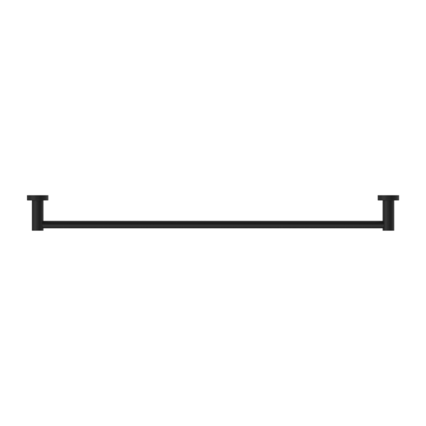 MECCA SINGLE TOWEL RAIL 800MM MATTE BLACK (NR1930MB)