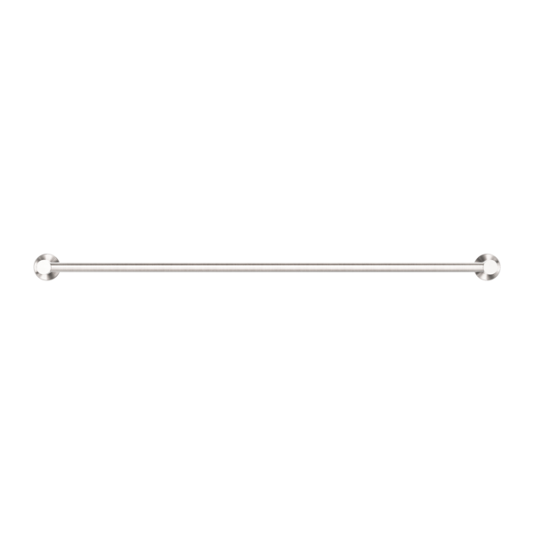MECCA DOUBLE TOWEL RAIL 800MM BRUSHED NICKEL (NR1930dBN)