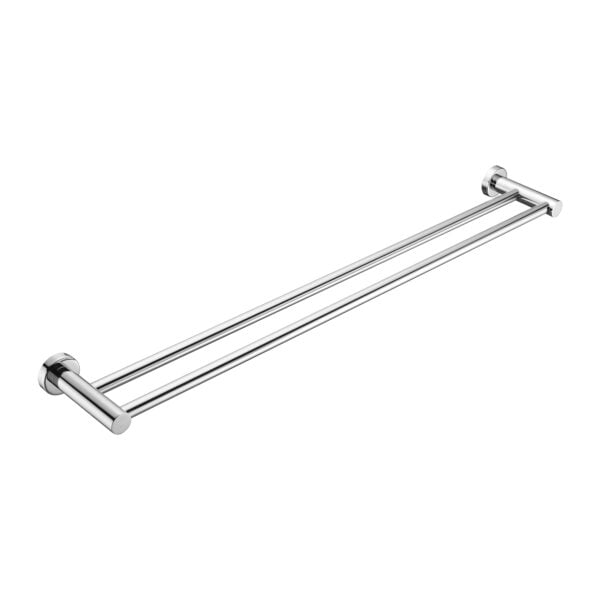 MECCA DOUBLE TOWEL RAIL 800MM CHROME (NR1930dCH)