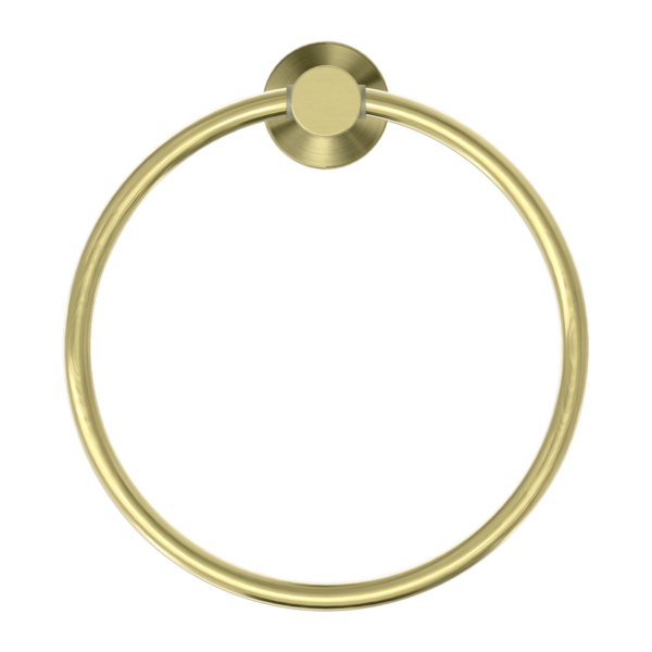 MECCA TOWEL RING BRUSHED GOLD (NR1980BG)