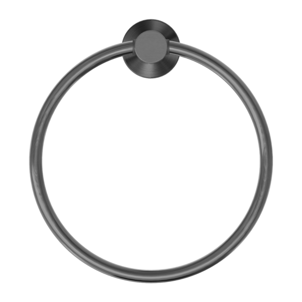 MECCA TOWEL RING GUN METAL (NR1980GM)