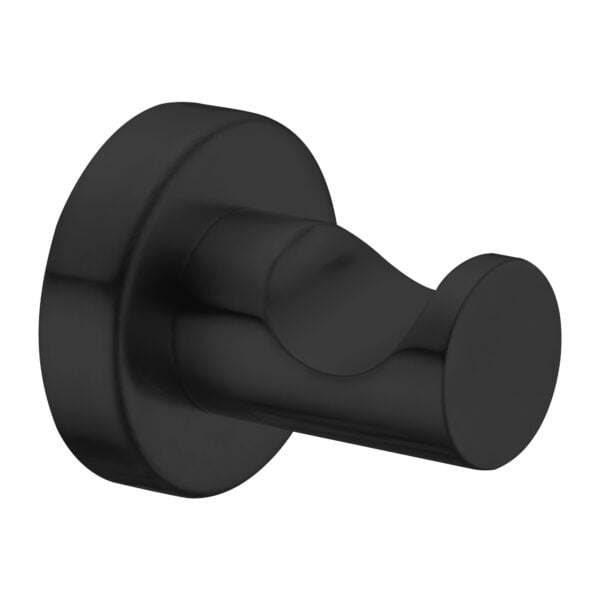 MECCA ROBE HOOK MATTE BLACK (NR1982MB)