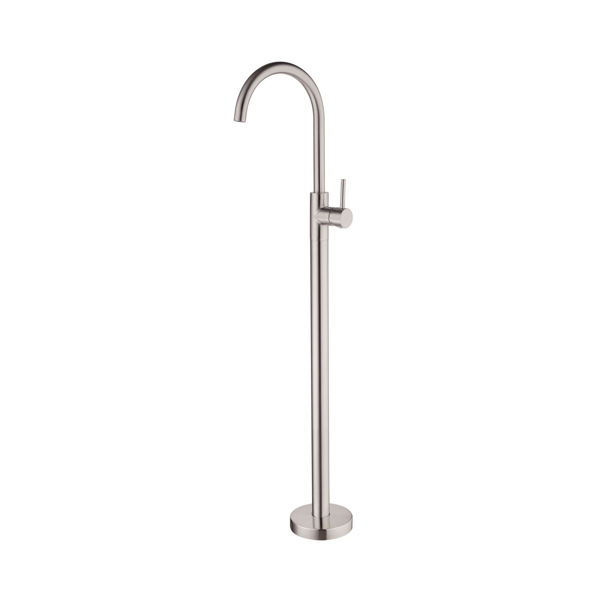 MECCA FREESTANDING BATH MIXER BRUSHED NICKEL (NR210903a01BN)