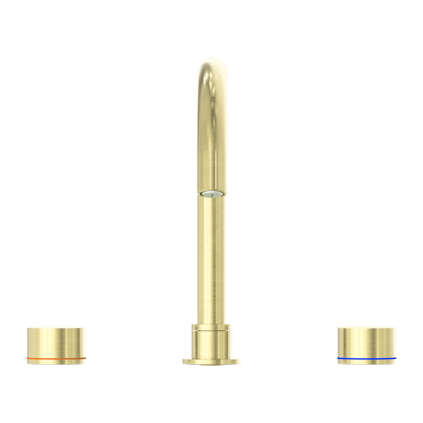 KARA BATH SET BRUSHED GOLD (NR211703BG)