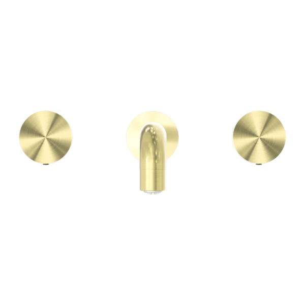 KARA WALL BASIN SET (180MM) BRUSHED GOLD (NR211707a180BG)