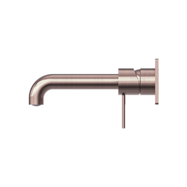 MECCA WALL BASIN/BATH MIXER 120/160/185/230/260MM SPOUT BRUSHED BRONZE (NR221910a120/160/185/230/260BZ)