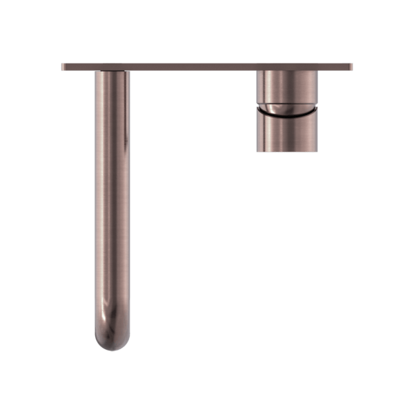 MECCA WALL BASIN/BATH MIXER 120/160/185/230/260MM SPOUT BRUSHED BRONZE (NR221910a120/160/185/230/260BZ)