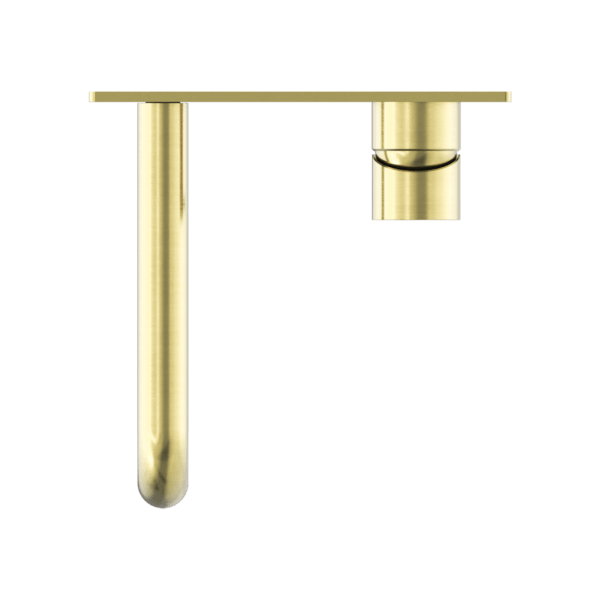 MECCA WALL BASIN/BATH MIXER 120/160/185/230/260MM SPOUT BRUSHED GOLD (NR221910a120/160/185/230/260BG)