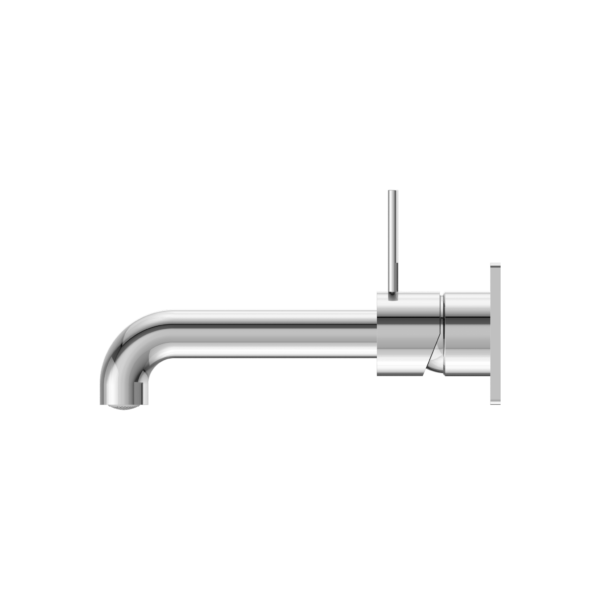 MECCA WALL BASIN/BATH MIXER HANDLE UP 120/160/185/230/260MM SPOUT CHROME (NR221910b120/160/185/230/260 CH)