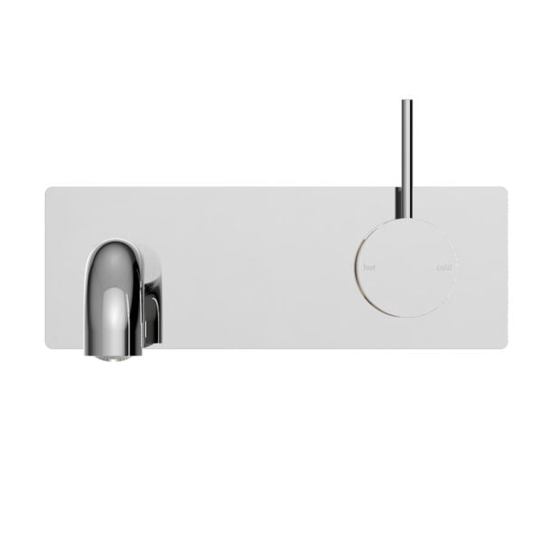 MECCA WALL BASIN/BATH MIXER HANDLE UP 120/160/185/230/260MM SPOUT CHROME (NR221910b120/160/185/230/260 CH)