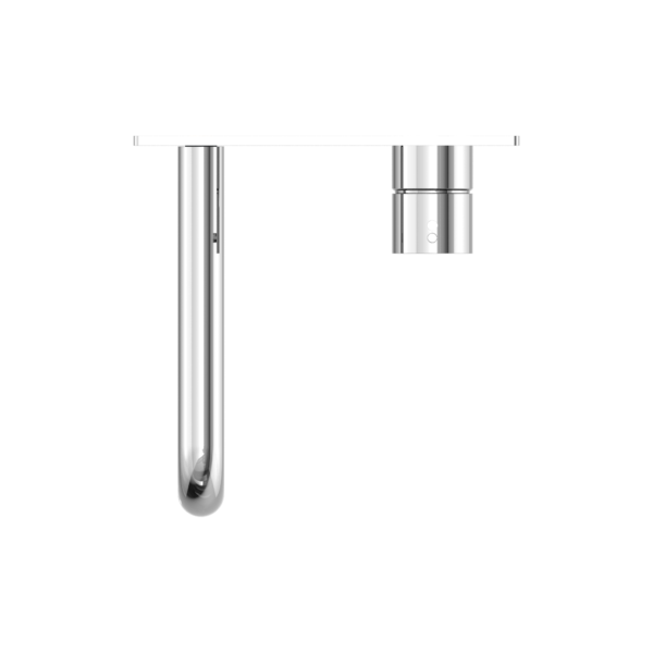 MECCA WALL BASIN/BATH MIXER HANDLE UP 120/160/185/230/260MM SPOUT CHROME (NR221910b120/160/185/230/260 CH)