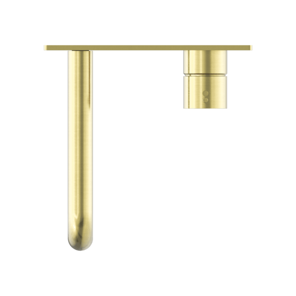 MECCA WALL BASIN/BATH MIXER HANDLE UP 120/160/185/230/260 MM SPOUT BRUSHED GOLD (NR221910b120/160/185/230/260 BG)