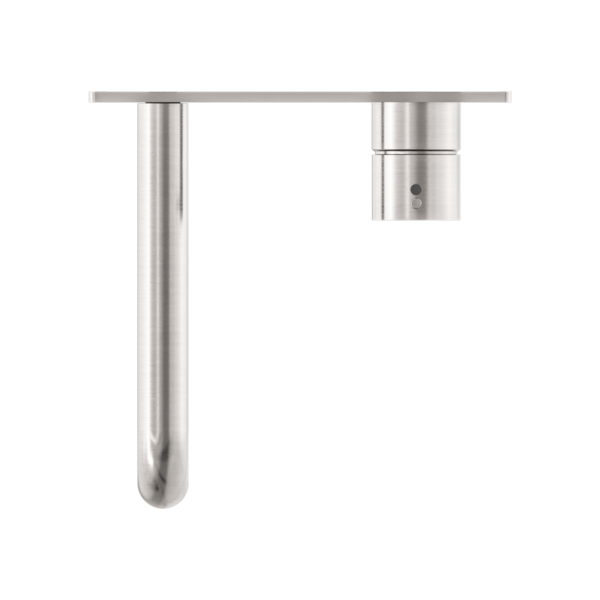 MECCA WALL BASIN/BATH MIXER HANDLE UP 120/160/185/230/260 MM SPOUT BRUSHED NICKEL (NR221910b120/160/185/230/260 BN)