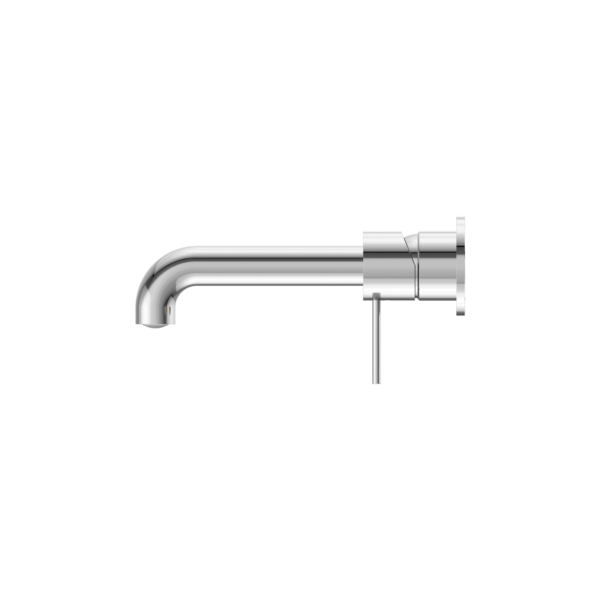 MECCA WALL BASIN/BATH MIXER SEPARATE BACK PLATE 120/160/185/230/260 MM SPOUT CHROME (NR221910c120/160/185/230/260 CH)