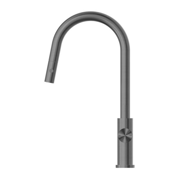 MECCA PULL OUT SINK MIXER WITH VEGIE SPRAY FUNCTION GUN METAL (NR221908GM)