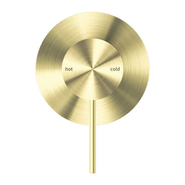 MECCA SHOWER MIXER VALVE KIT SINGLE HANDLE SHOWER VALVE BODY REPLACEMENT SINGLE FUNCTION ROUGH-IN VALVE BRUSHED GOLD (NR221911BG)