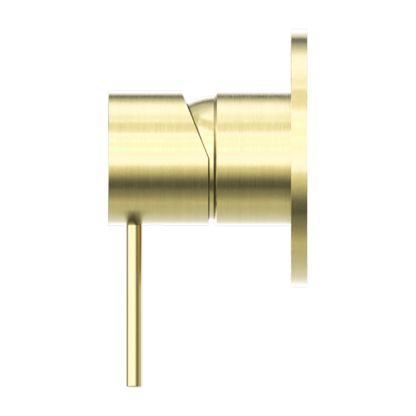 MECCA SHOWER MIXER VALVE KIT SINGLE HANDLE SHOWER VALVE BODY REPLACEMENT SINGLE FUNCTION ROUGH-IN VALVE BRUSHED GOLD (NR221911BG)