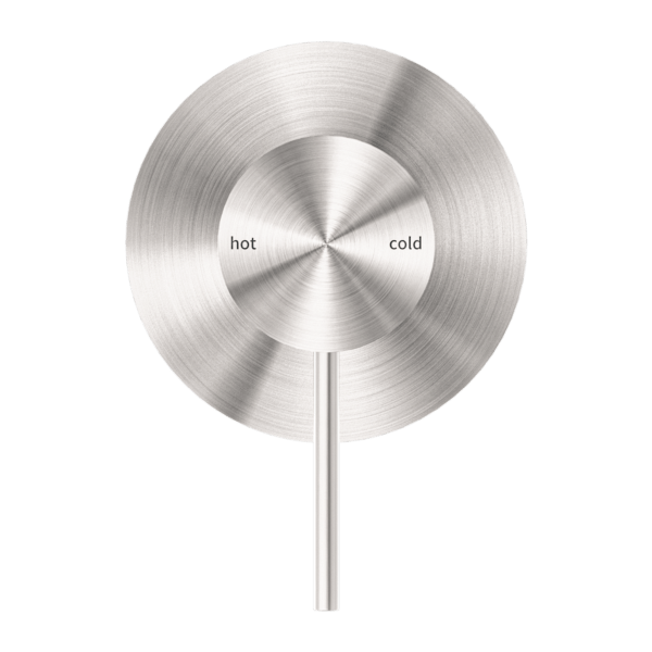 MECCA SHOWER MIXER VALVE KIT SINGLE HANDLE SHOWER VALVE BODY REPLACEMENT SINGLE FUNCTION ROUGH-IN VALVE BRUSHED NICKEL (NR221911BN)