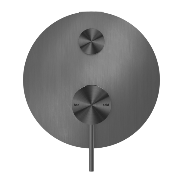 MECCA SHOWER MIXER WITH DIVERTOR SHOWER VALVE GUN METAL (NR221911aGM)