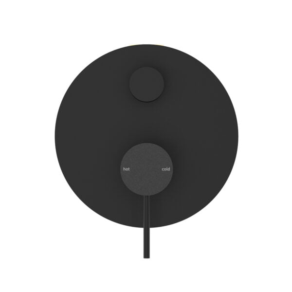MECCA SHOWER MIXER WITH DIVERTOR SHOWER VALVE MATTE BLACK (NR221911aMB)