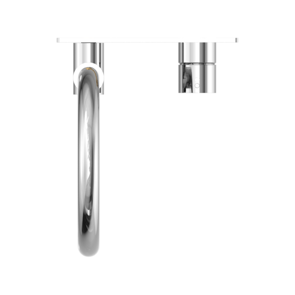 MECCA WALL BASIN/BATH MIXER SWIVEL SPOUT HANDLE UP CHROME (NR221910pCH)