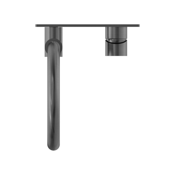 MECCA WALL BASIN/BATH MIXER SWIVEL SPOUT GUN METAL (NR221910qGM)