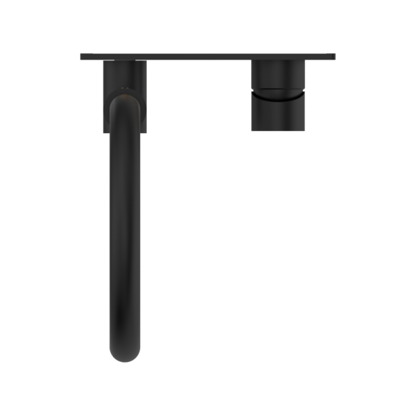 MECCA WALL BASIN/BATH MIXER SWIVEL SPOUT MATTE BLACK (NR221910qMB)