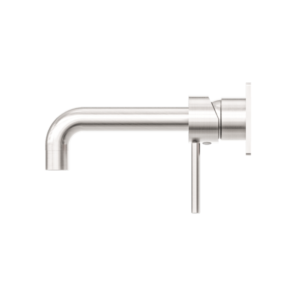 DOLCE WALL BASIN/BATH MIXER STYLISH SPOUT BRUSHED NICKEL (NR250810bBN)