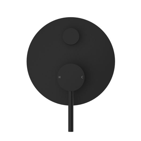 DOLCE SHOWER MIXER WITH DIVERTOR MATTE BLACK (NR250811aMB)