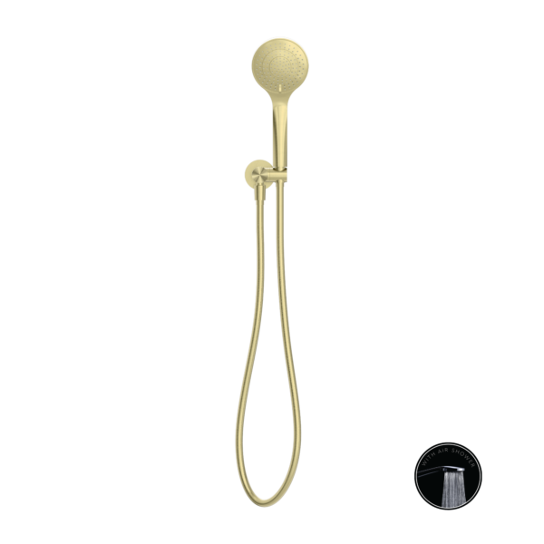 OPAL SHOWER BRACKET WITH AIR SHOWER BRUSHED GOLD (NR251905BG)