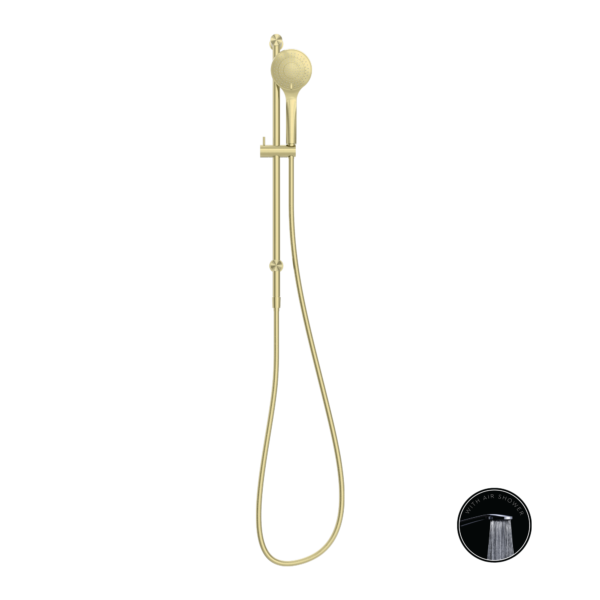 OPAL RAIL SHOWER WITH AIR SHOWER BRUSHED GOLD (NR251905aBG)