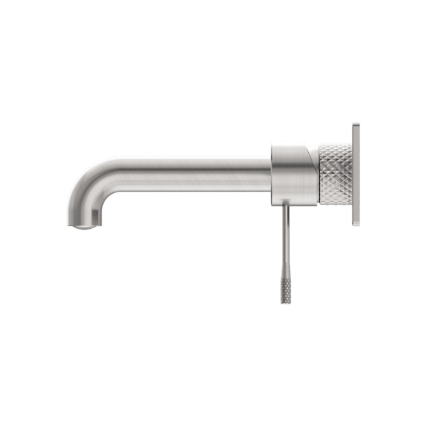 OPAL WALL BASIN/BATH MIXER WALL MOUNTED FAUCET 120/160/185/230/260 MM SPOUT BRUSHED NICKEL (NR251907a120/160/185/230/260BN)