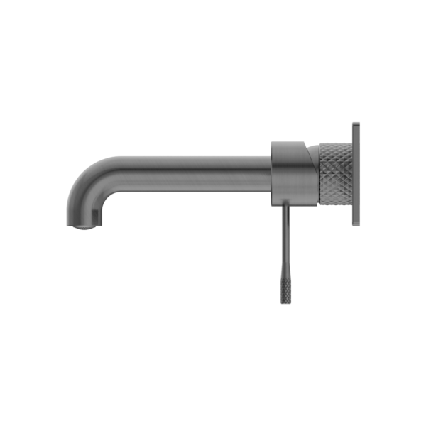 OPAL WALL BASIN/BATH MIXER WALL MOUNTED FAUCET 120/160/185/230/260 MM SPOUT GRAPHITE (NR251907a120/160/185/230/260GR)
