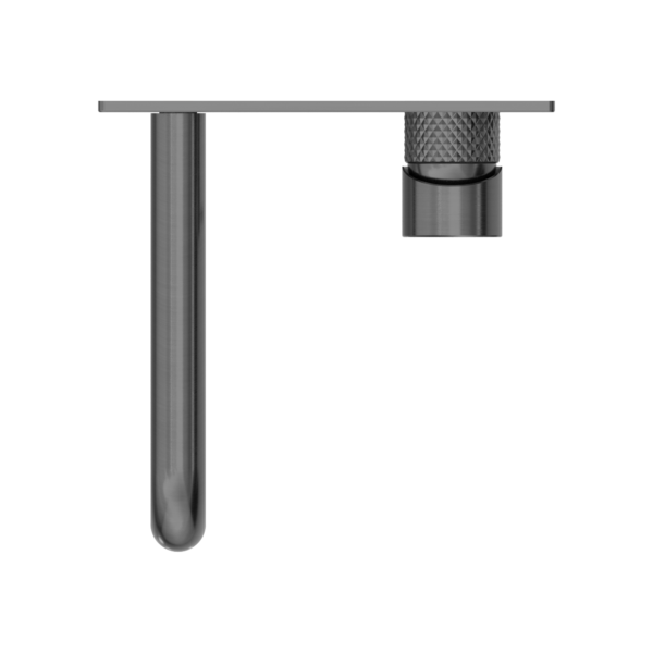 OPAL WALL BASIN/BATH MIXER WALL MOUNTED FAUCET 120/160/185/230/260 MM SPOUT GRAPHITE (NR251907a120/160/185/230/260GR)