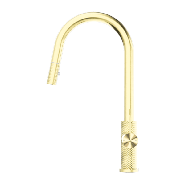 OPAL PULL OUT SINK MIXER BRUSHED GOLD (NR251908BG)