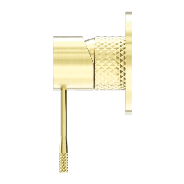 OPAL SHOWER MIXER 80MM PLATE BRUSHED GOLD (NR251909BG)