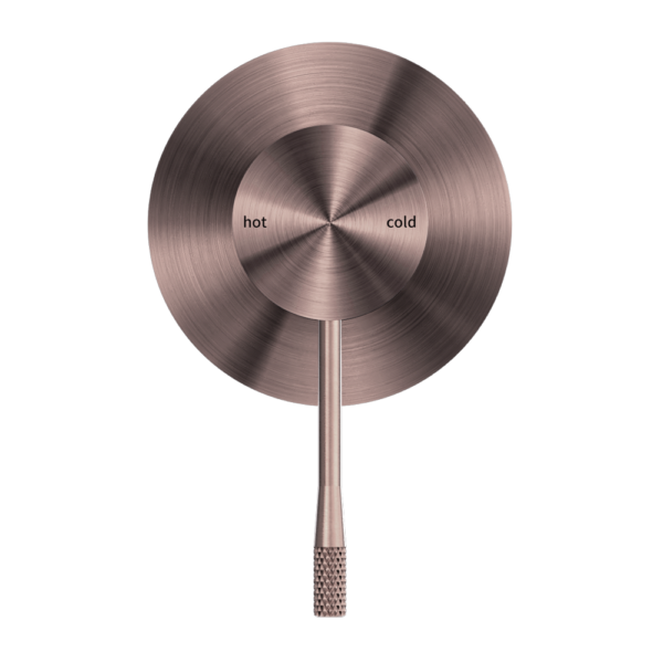 OPAL SHOWER MIXER 80MM PLATE BRUSHED BRONZE (NR251909BZ)