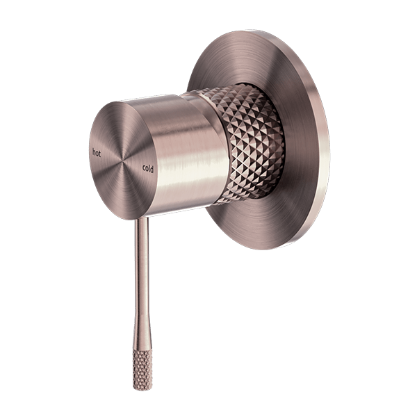 OPAL SHOWER MIXER 80MM PLATE BRUSHED BRONZE (NR251909BZ)