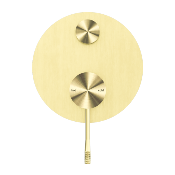 OPAL SHOWER MIXER WITH DIVERTOR BRUSHED GOLD  (NR251909aBG)
